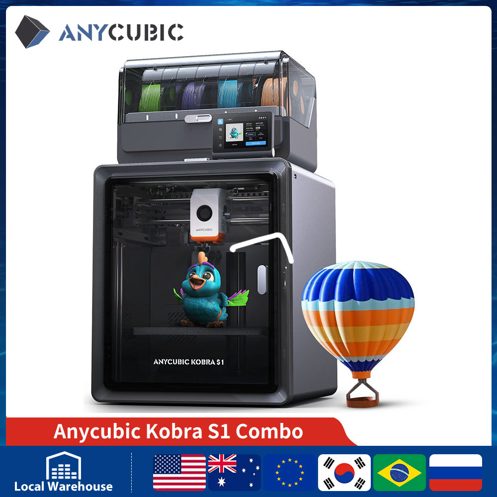 3D Printing Online Service - Anycubic Kobra S1 Combo Mehrfarbiger 3D-Drucker