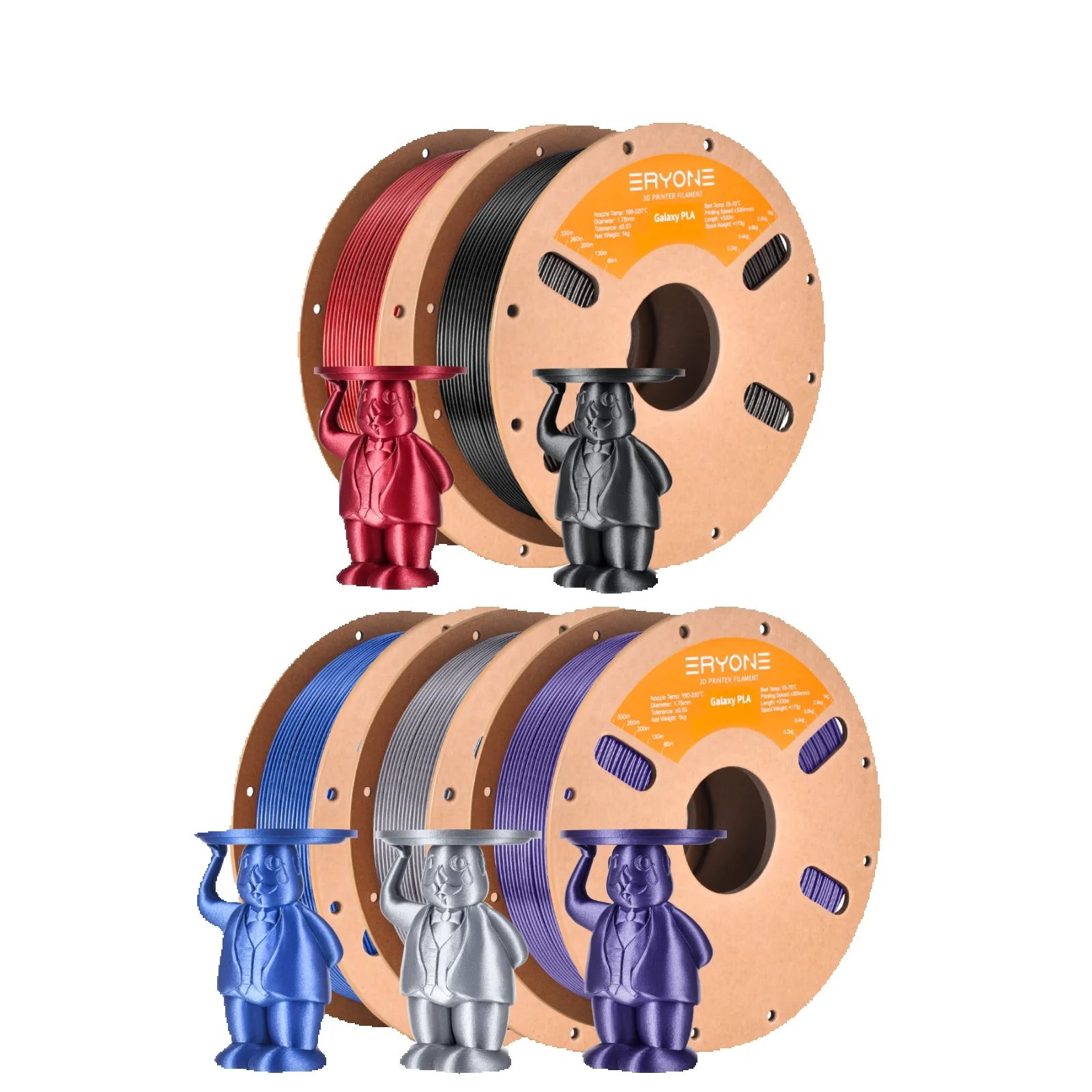 3D Printing Nylon - Eryone 3D-Drucker-Glitzer-Plat-Filament für 3D-Drucker, perfekt gespultiert