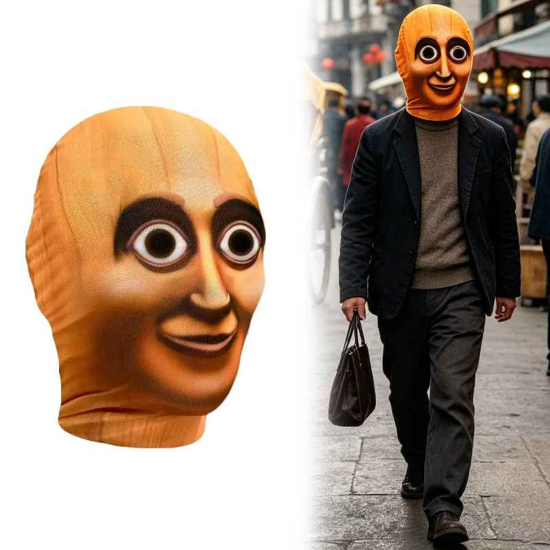 3D Printing Nylon - 3D-Gedruckte Vollgesichtsmaske Balaclava Realistischer Visueller Effekt
