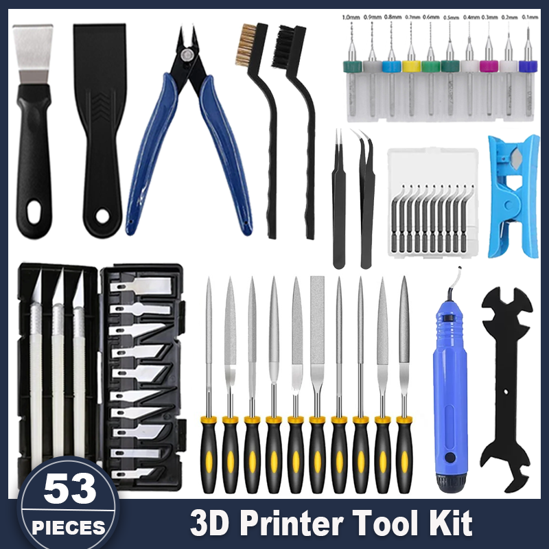 3D Printing Bambu Lab - 3D-Drucker-Werkzeugset, 53-teiliges Zubehör für alle FDM/SLA-Drucker,