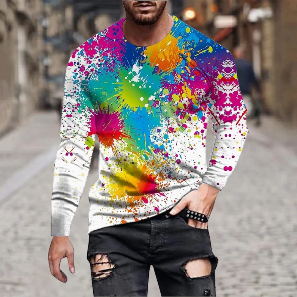 Herren Regenbogen-Farbspritzer – 3D Printing Custom Bewertung und Preis