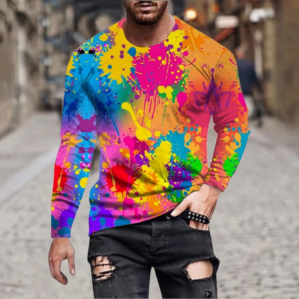 Herren Regenbogen-Farbspritzer – 3D Printing Custom Bewertung und Preis