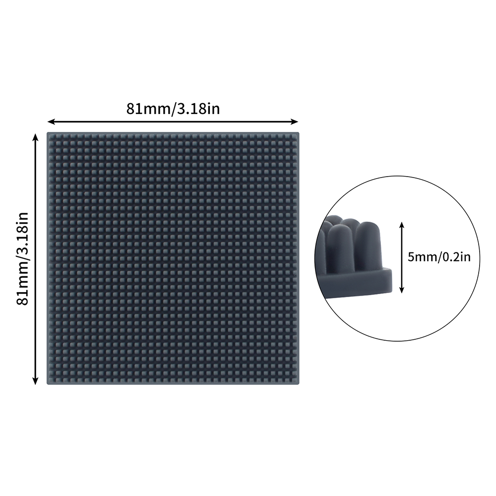NEUESTE DIY 81*81*5mm Silikon- – 3D Printing Bambu Lab Bewertung und Preis