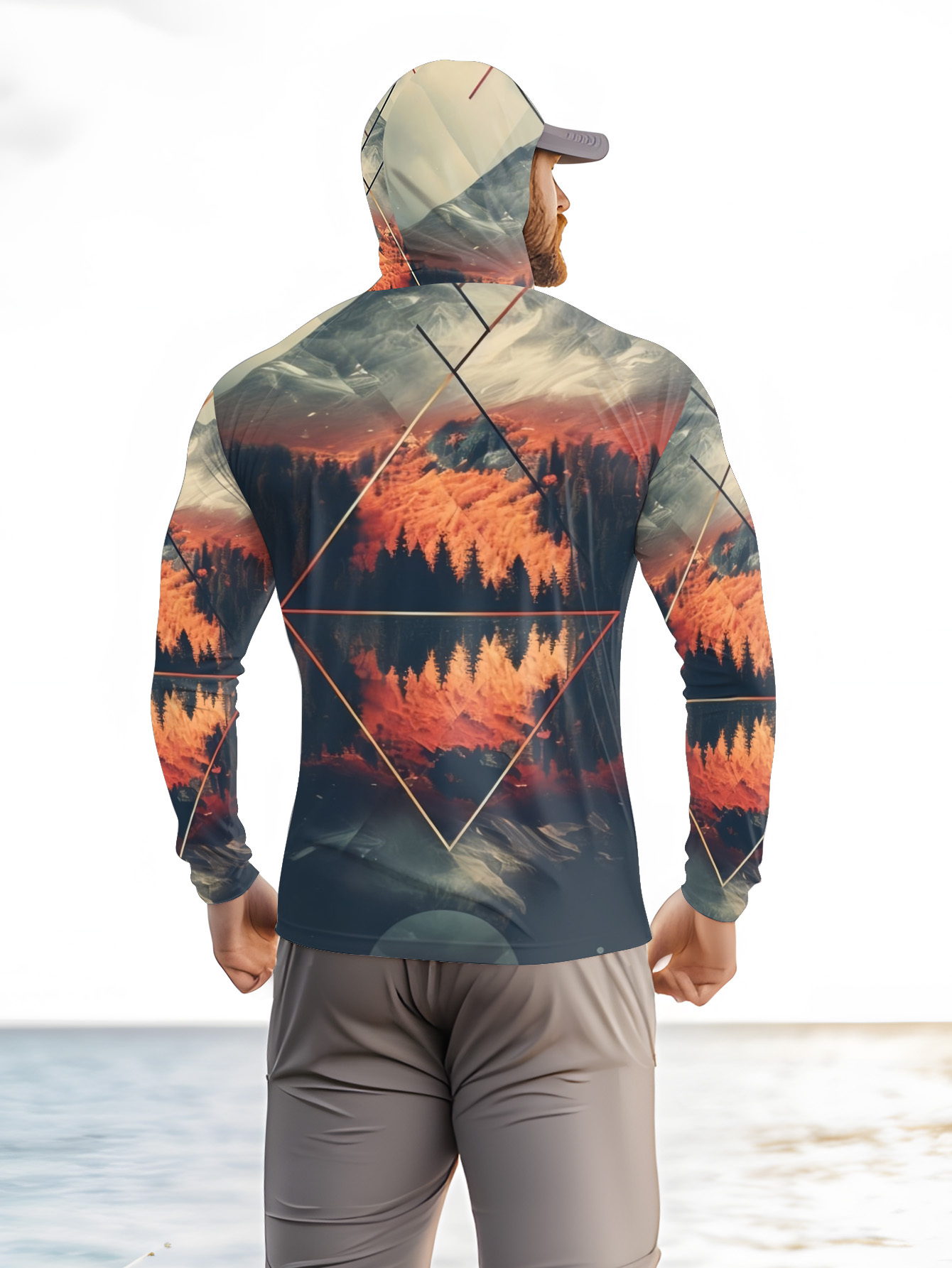 Outdoor-Anglerhoodie für Herre – 3D Printing Mask Bewertung und Preis