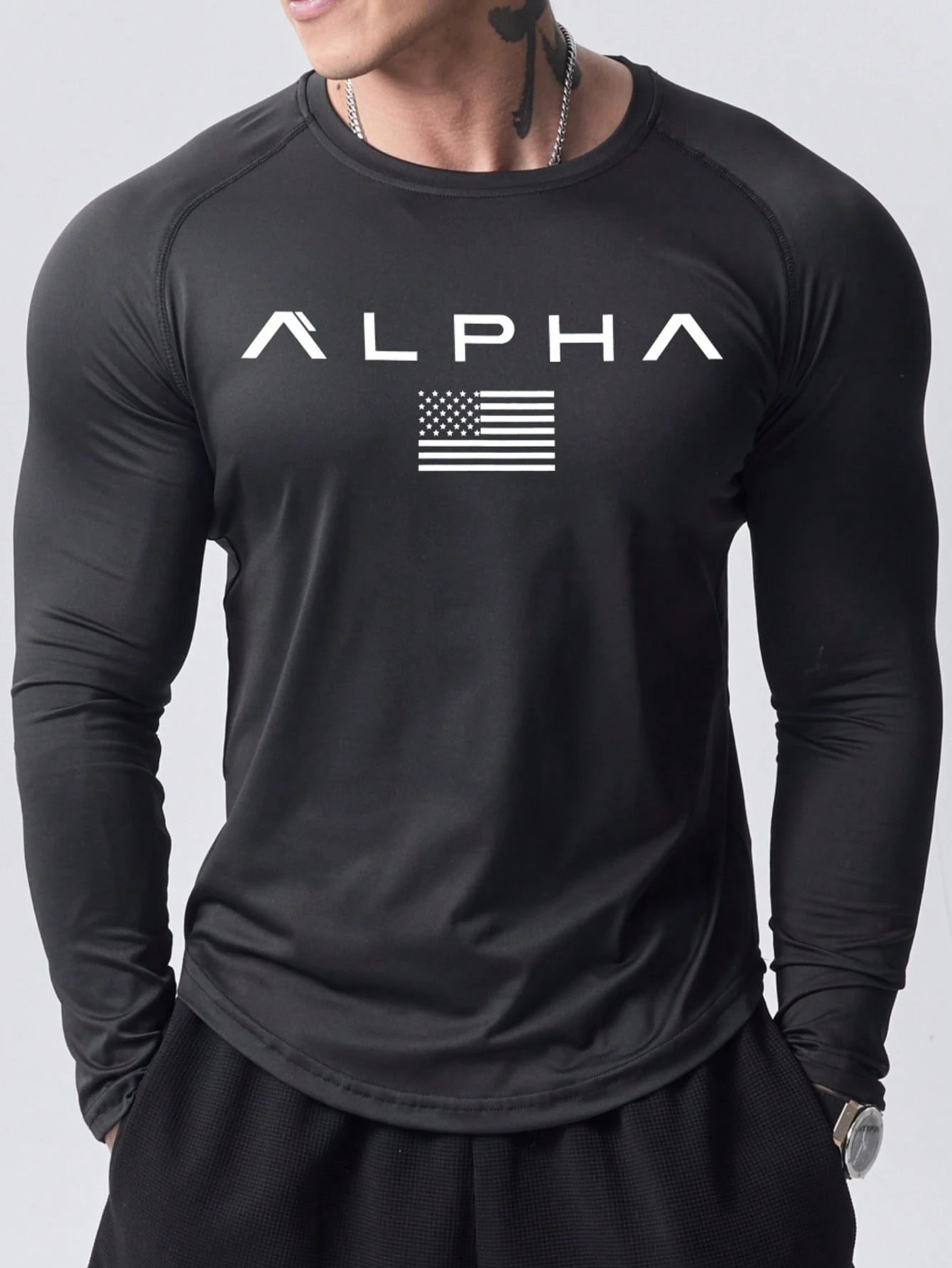 Neues Herren-Langarm-T-Shirt f – 3D Printing Custom Bewertung und Preis