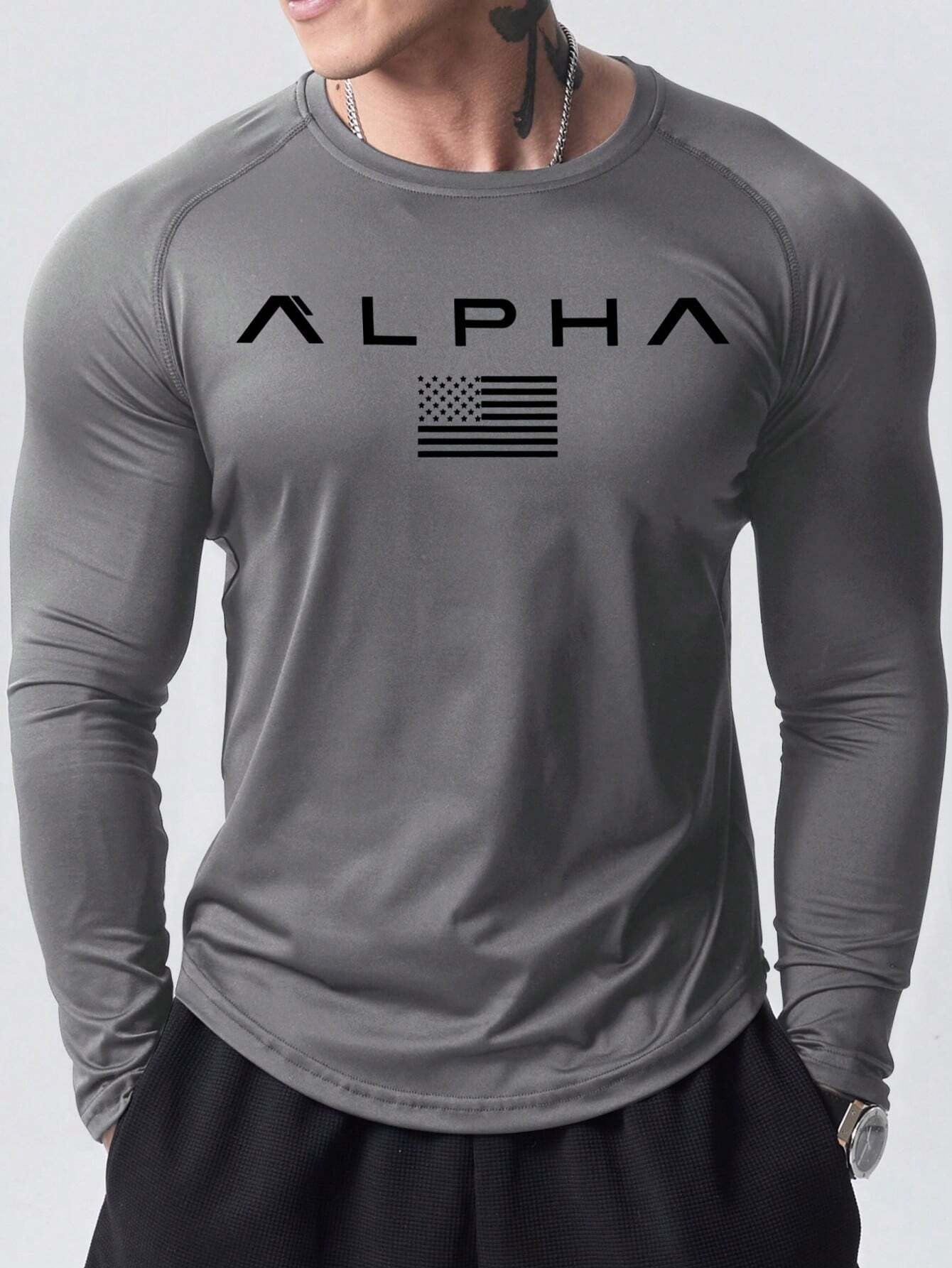 Neues Herren-Langarm-T-Shirt f – 3D Printing Custom Bewertung und Preis