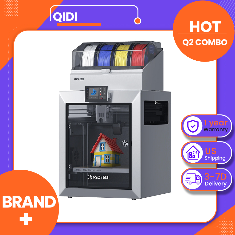 QIDI Q2 Combo 3D-Drucker, 600m – 3D Printing Online Service Bewertung und Preis