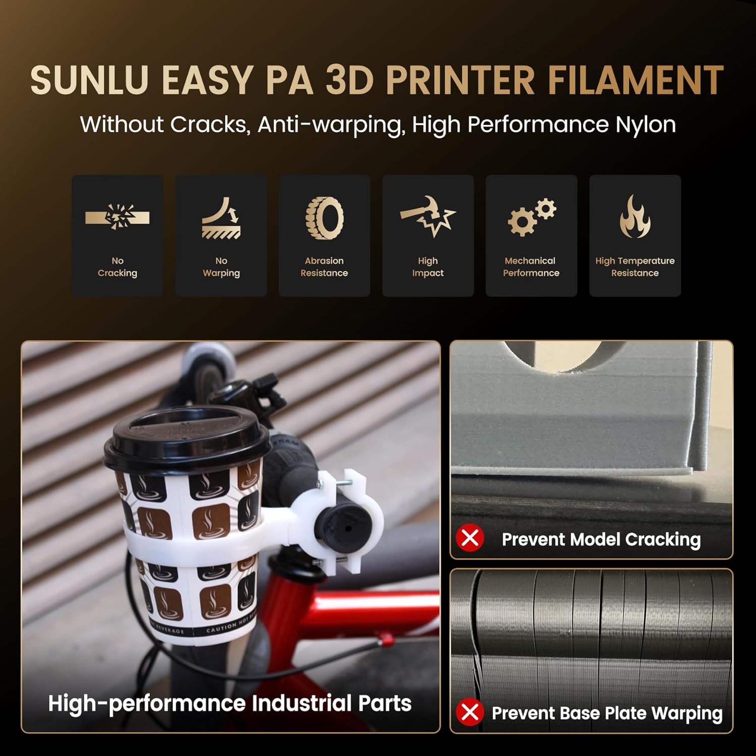SUNLU 1 kg einfach zu bedrucke – 3D Printing Nylon Bewertung und Preis