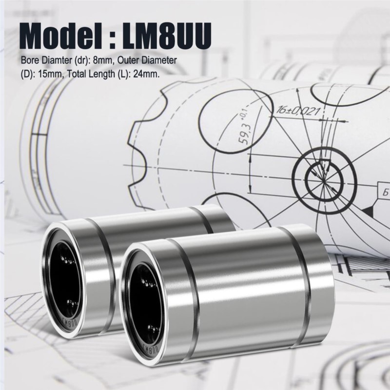 4/10PCS LM8UU LM10UU LM16UU LM – 3D Printing Guide Bewertung und Preis